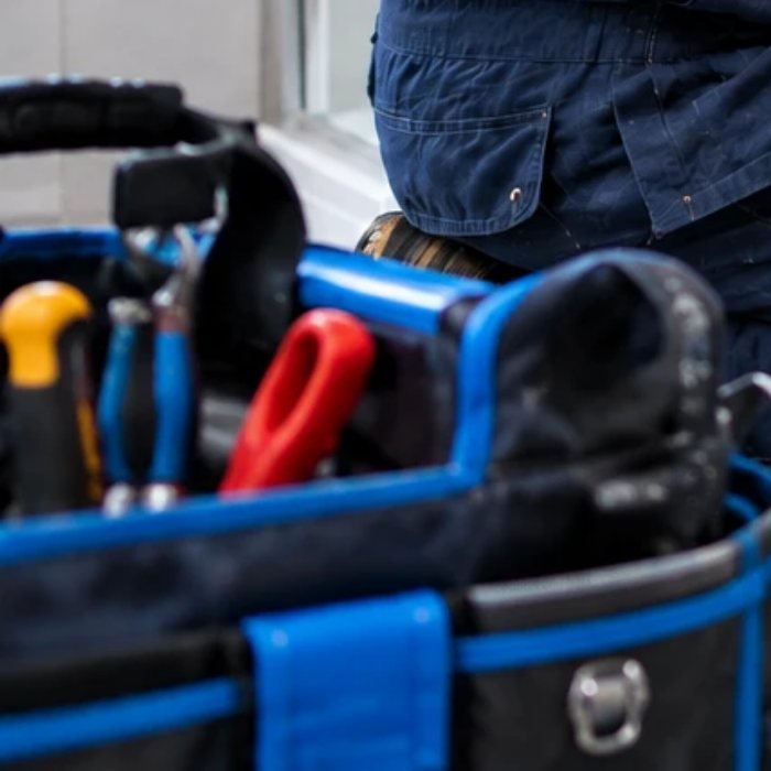 Outillage professionnel de plomberie